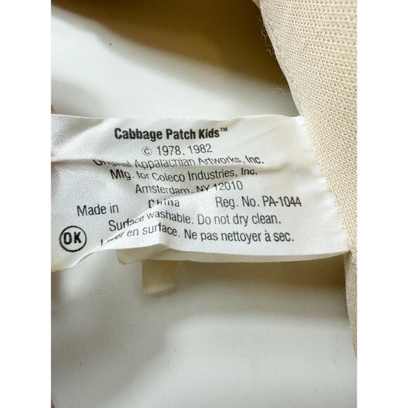 Vintage Cabbage Patch Kids Doll Head Marker 8 Lemon Blonde Ponytails Blue eyes - Picture 11 of 11